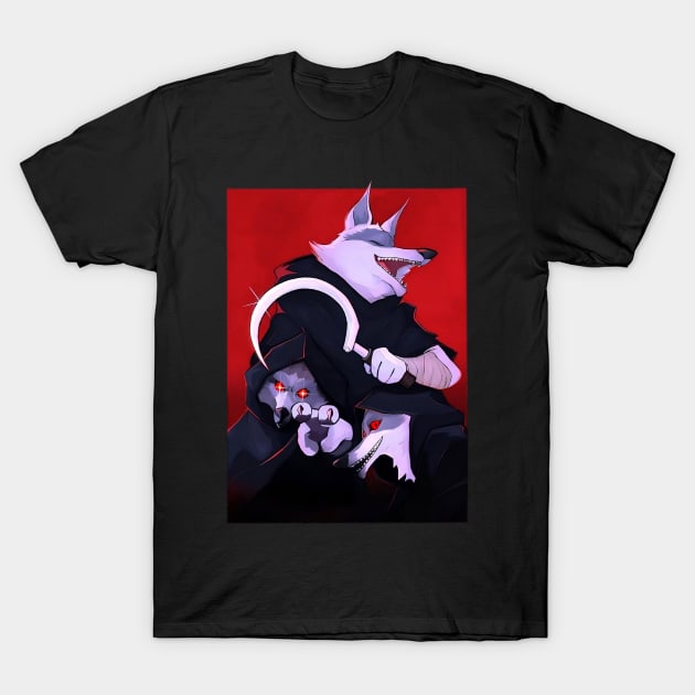 puss in boots - the death wolf T-Shirt by karaokes